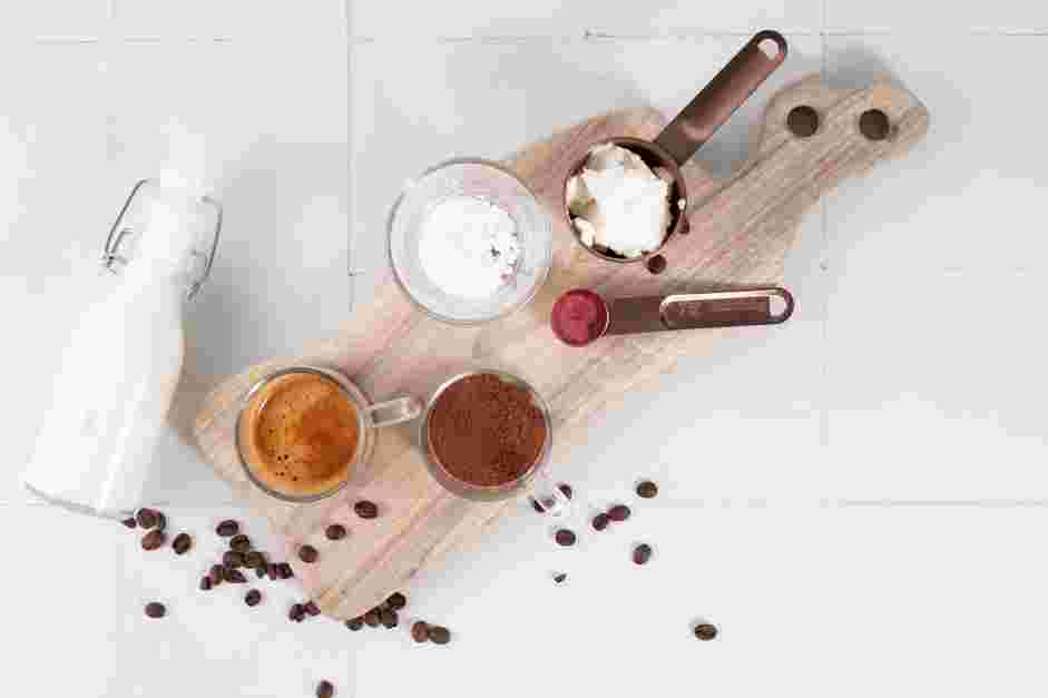 Pink Velvet Macchiato Recipe: Measure and prep all ingredients.