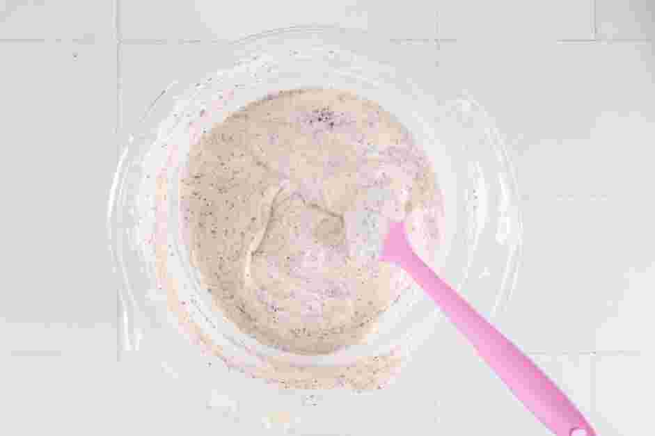 Oreo Cheesecake Bites Recipe:
Whisk in the vanilla extract and kosher salt.