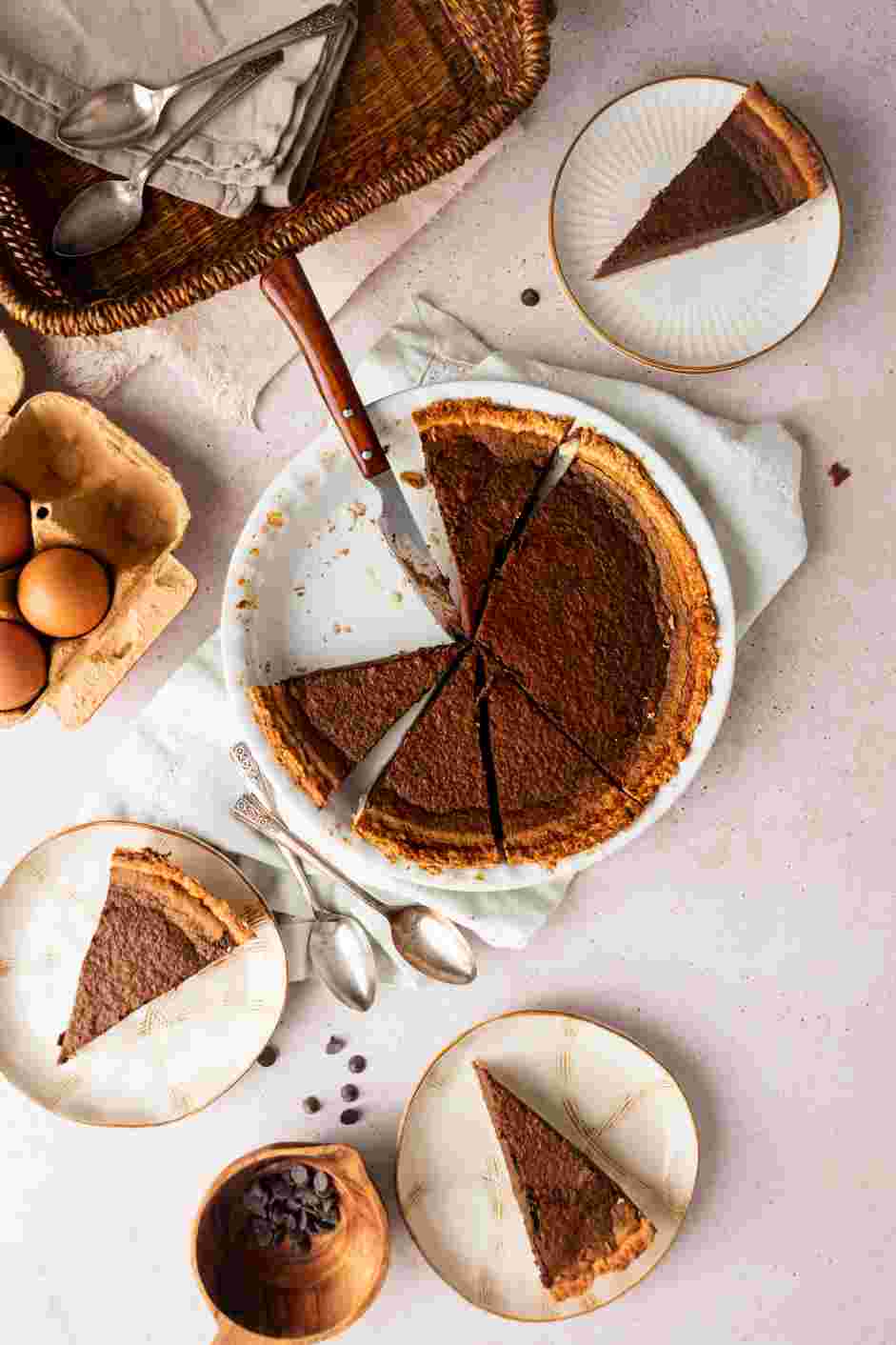 Chocolate Flan Recipe:
Let the chocolate flan cool on a wire rack before refrigerating it for at least 2 hours to set.