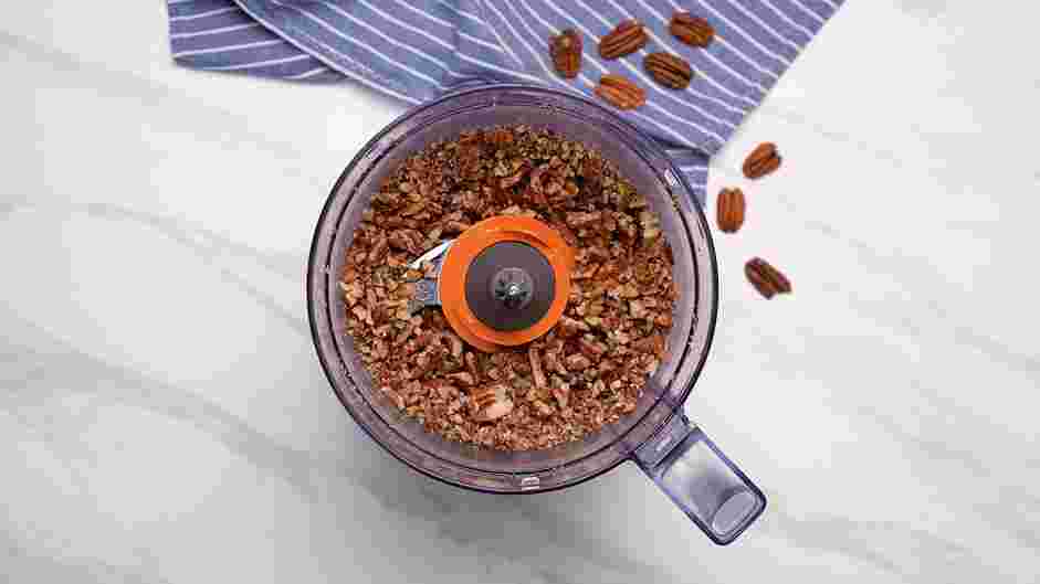 Honey Roasted Pecans Recipe: Pulse a few times to roughly chop the pecans.