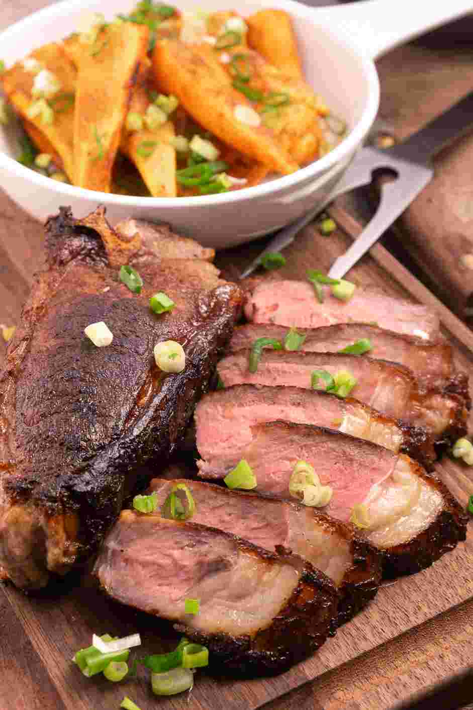 Asian Steak Marinade Recipe: Garnish the carrots with scallions and serve immediately.