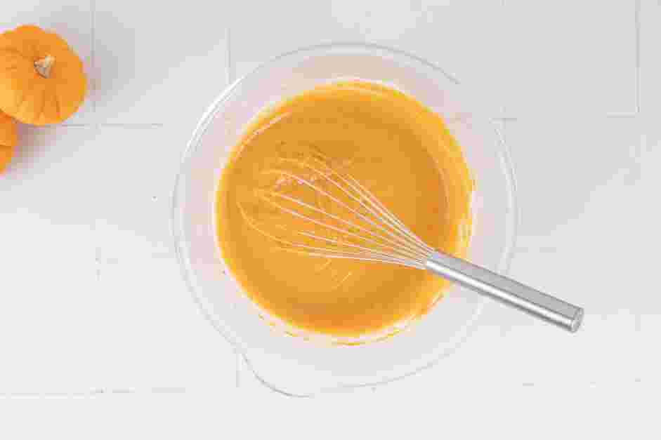 Pumpkin Custard Recipe: Add the half-and-half and whisk until combined.