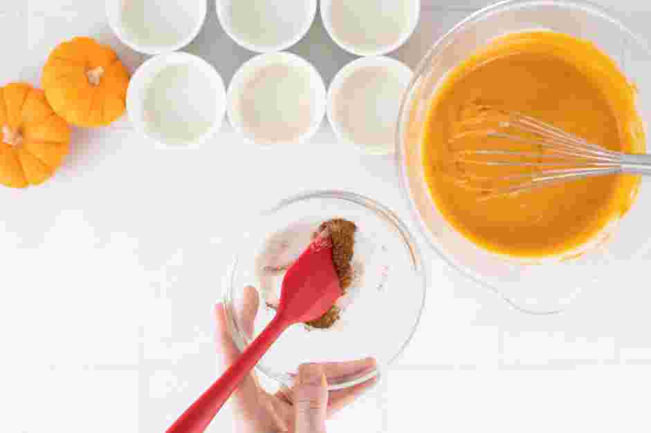 Pumpkin Custard Recipe: 
Make the cinnamon sugar.