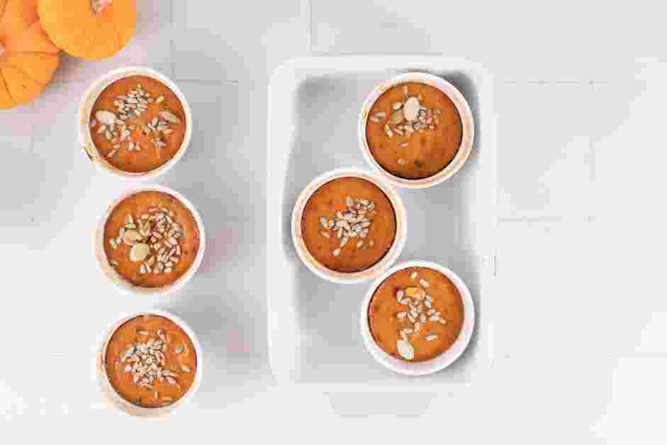 Pumpkin Custard Recipe:
Transfer the baking dish to the oven and bake for 20-25 minutes or until a knife or a skewer inserted in the center of a ramekin comes out clean.