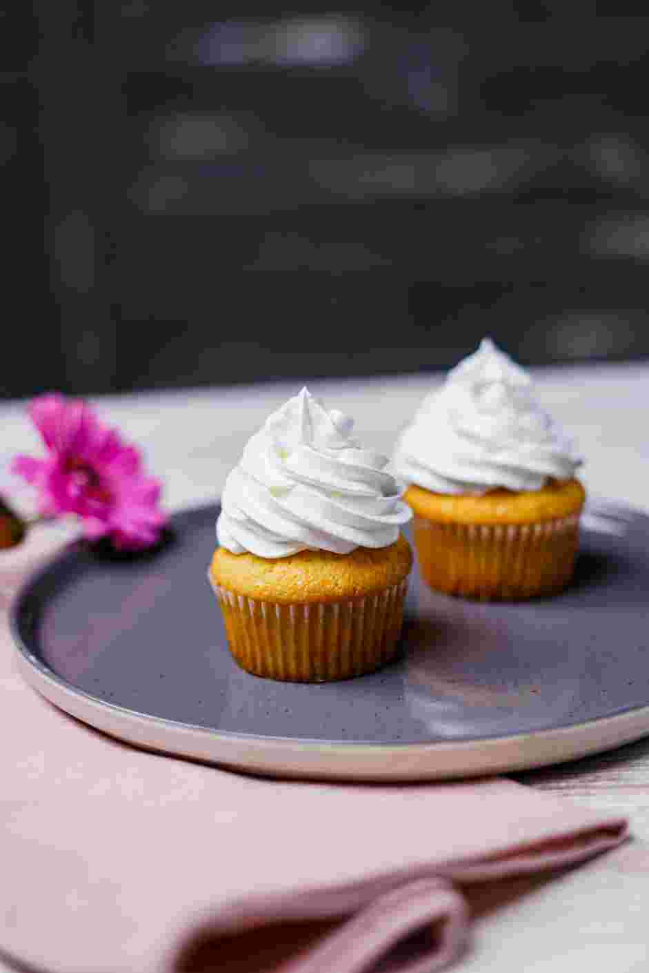 Yellow Cupcake Recipe: Frost with your preferred frosting or buttercream.