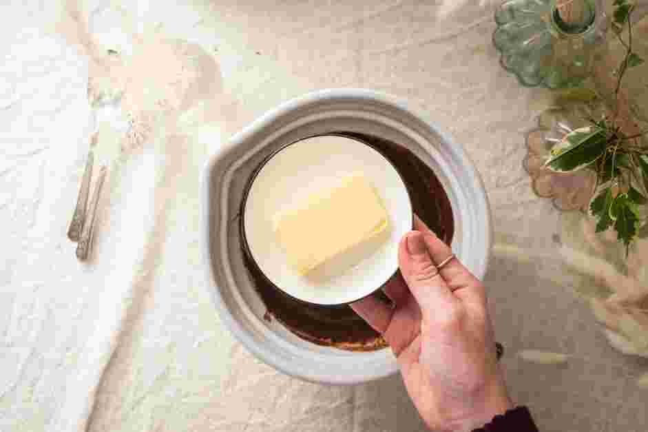 Chocolate Ganache Tart Recipe:
Add the butter and stir until well combined.