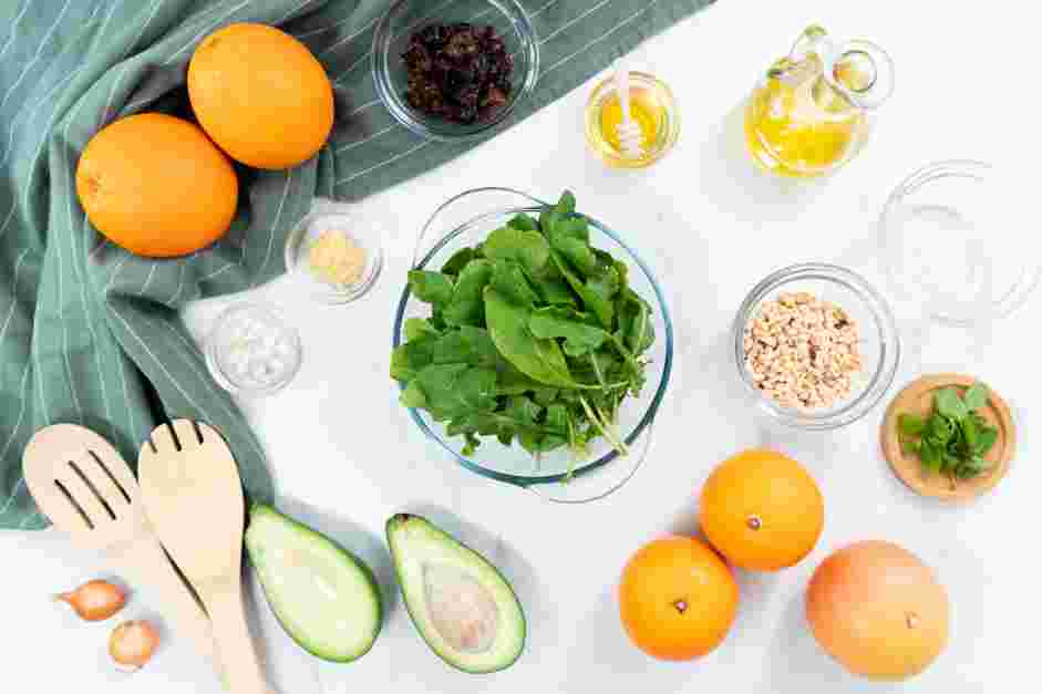 Citrus Salad Recipe: Measure and prep all ingredients.