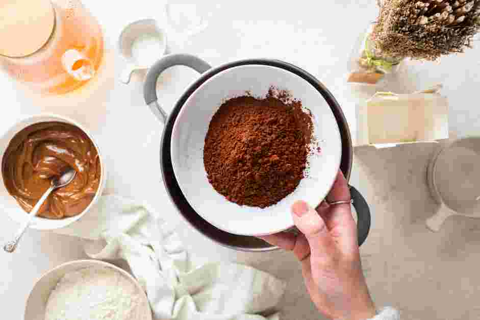 Dulce de Leche Cookies Recipe:
Stir in the cocoa powder, salt and baking powder until well combined.