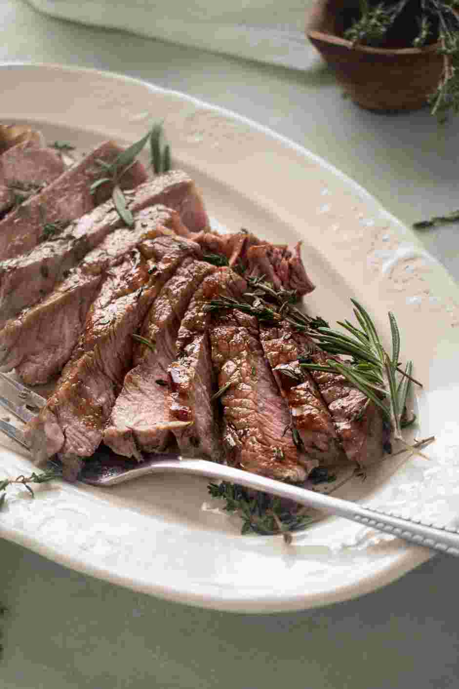 Grilled Flat Iron Steak Recipe: Serve paired with 