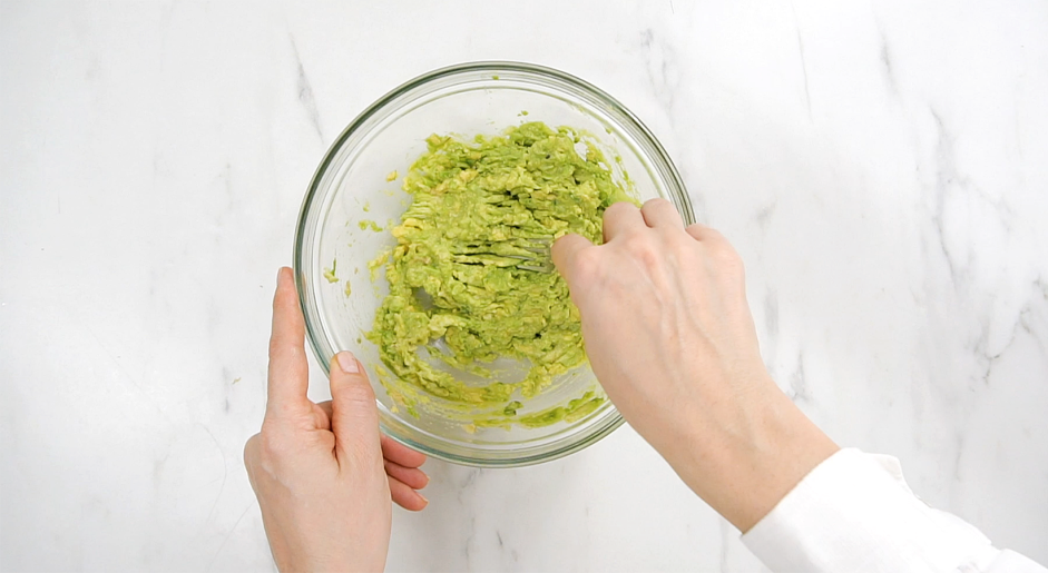 Vegetarian Fajitas Recipe: 
Make the guacamole.