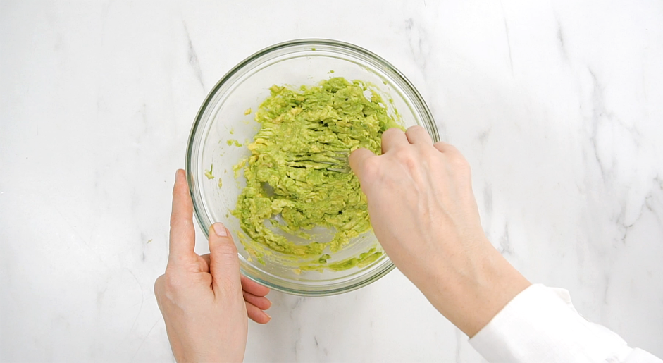 Vegetarian Fajitas Recipe: 
Make the guacamole.