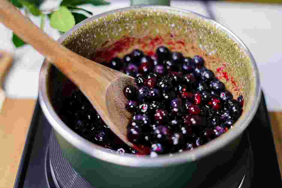 Blueberry Crepes Recipe:
While the batter rests, make the blueberry sauce.