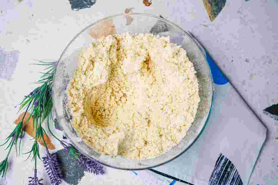 Lavender Shortbread Recipe: 
Add the flour mixture to the butter mixture.