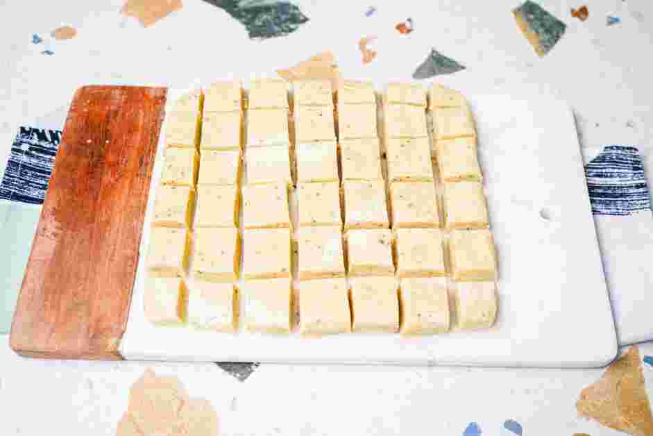 Lavender Shortbread Recipe:
Preheat the oven to 350°F.