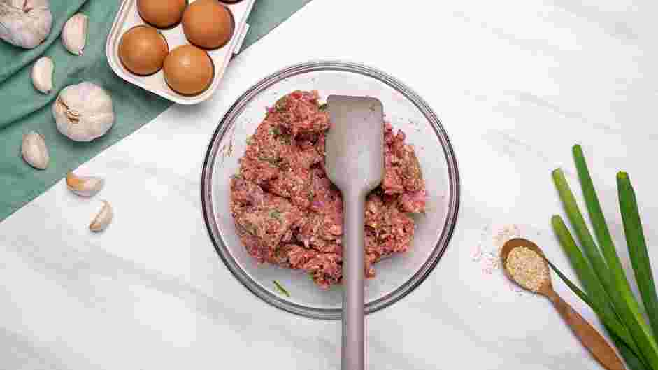 Spicy Meatball Recipe: 
Mix thoroughly to combine.