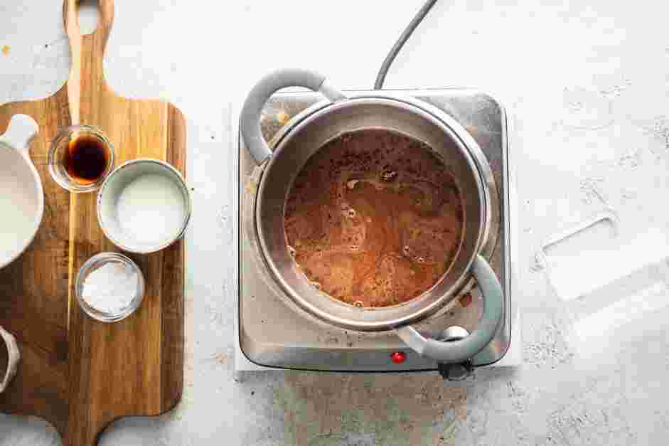 Irish Cream Cold Brew Recipe:
Make the Irish cream syrup.