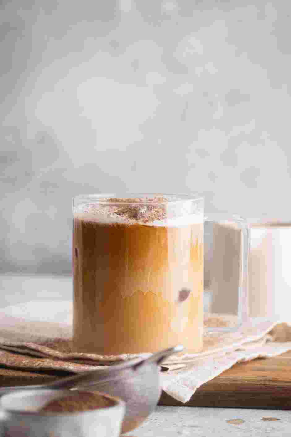 Irish Cream Cold Brew Recipe: Use a fine-mesh strainer to dust cocoa powder on top of the cold brew before serving.