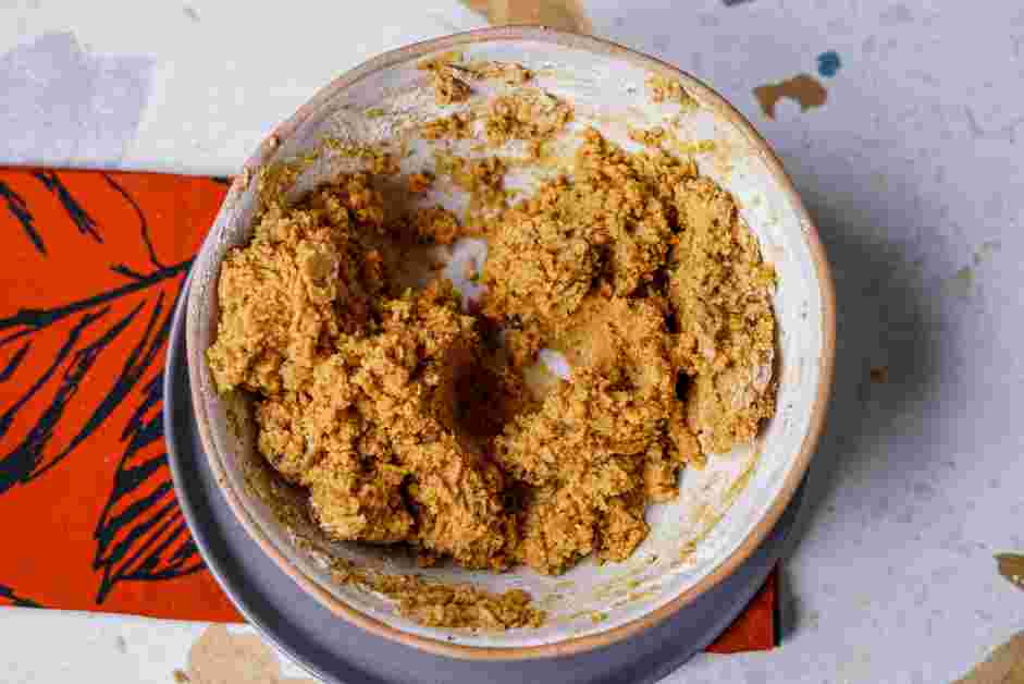 Toffee Chocolate Chip Cookies Recipe:
Add the flour mixture to the bowl.