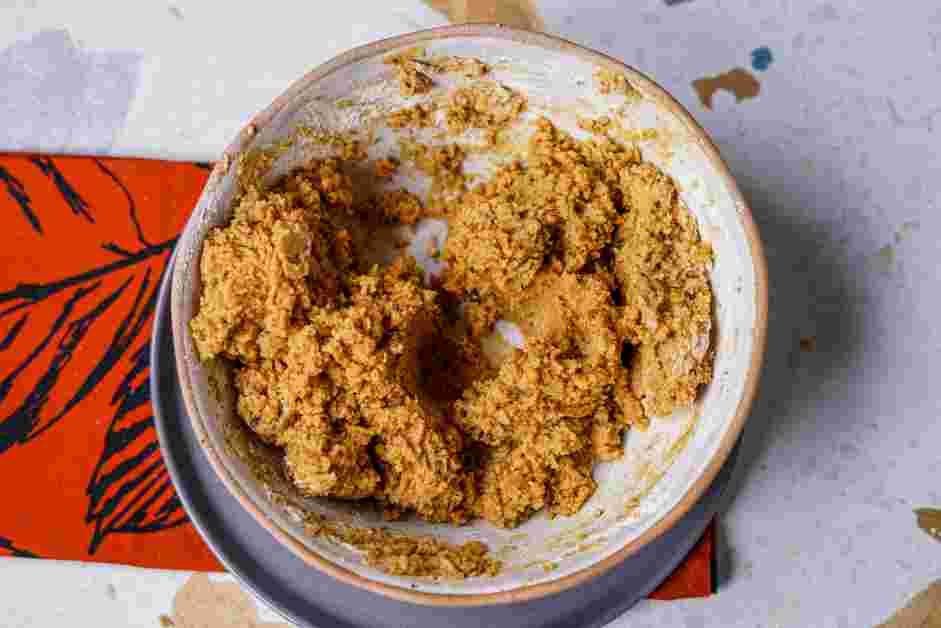 Toffee Chocolate Chip Cookies Recipe: 
Add the flour mixture to the bowl.