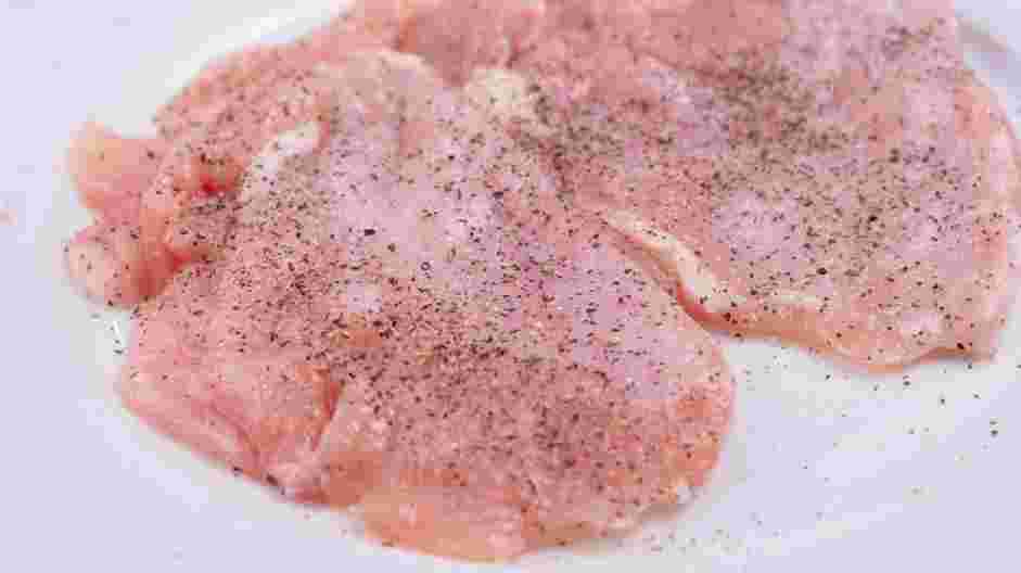 Chicken Pesto Sandwich Recipe: Cut the chicken breast into a 6-ounce cutlet.