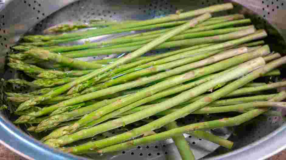 Air Fryer Asparagus Recipe: Preheat the air fryer, if necessary, to 400&deg;F.