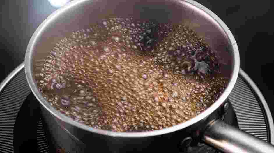 Birria Ramen Recipe: 
Place the birria broth in a pot and bring to a gentle simmer.