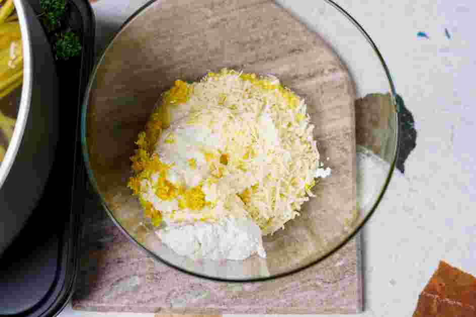 Lemon Ricotta Pasta Recipe: 
Meanwhile, make the lemon ricotta sauce.