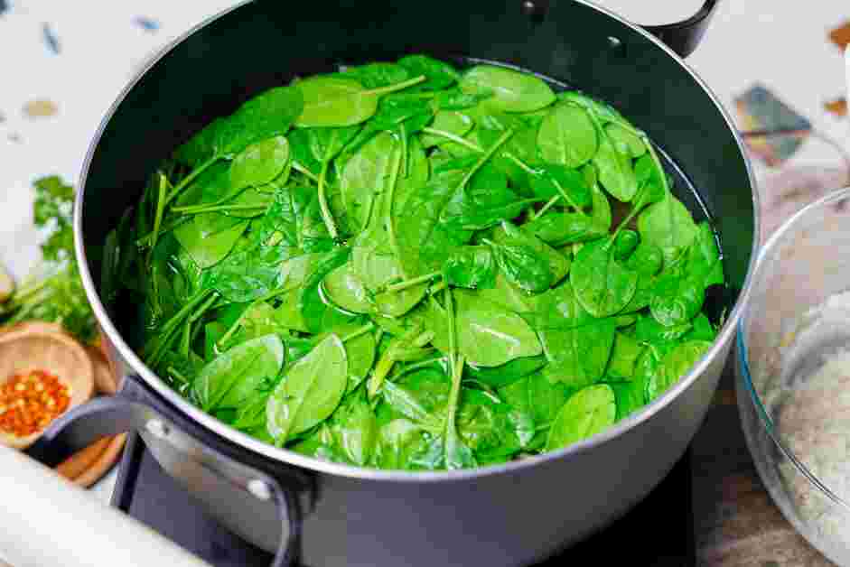 Lemon Ricotta Pasta Recipe: In the last minute of the pasta's cooking time, reserve &frac12; cup of the pasta water.