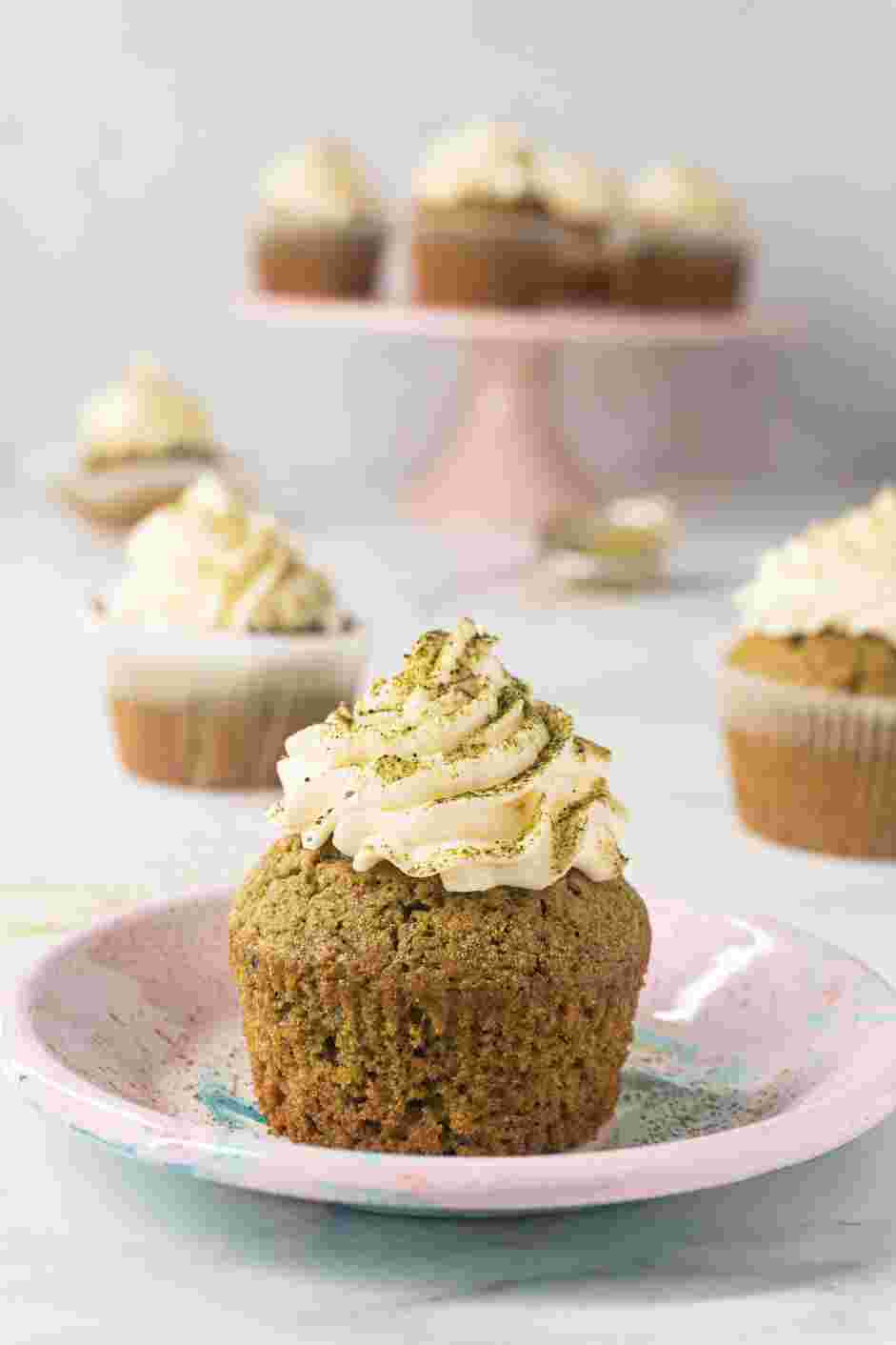 Matcha Cupcakes Recipe: Serve and enjoy!