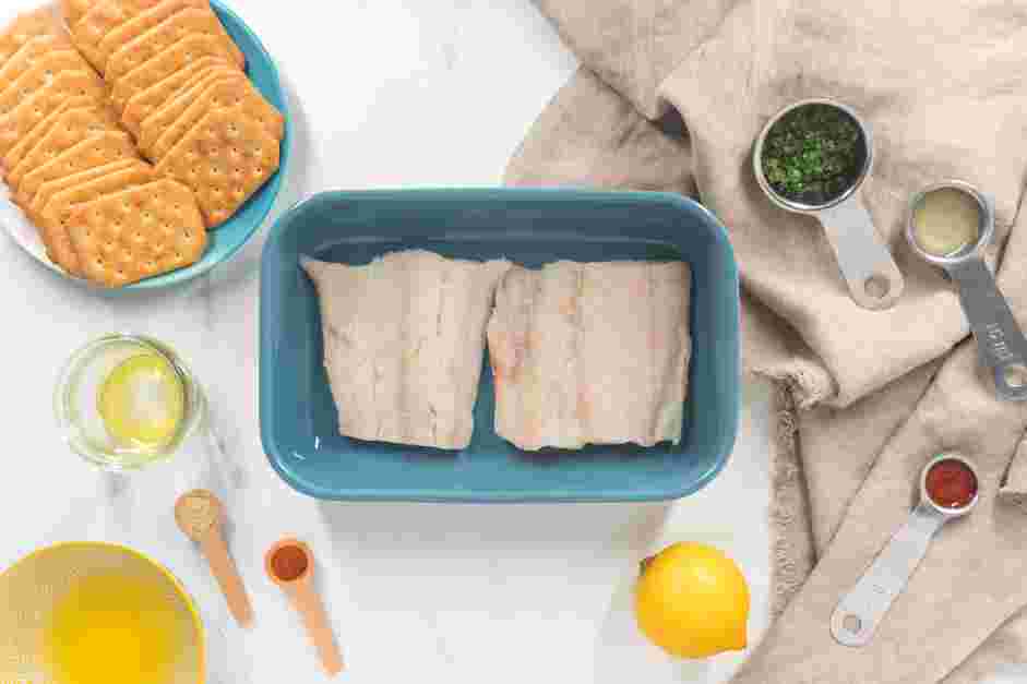 Baked Haddock Recipe: 
Preheat oven to 375&deg;F.