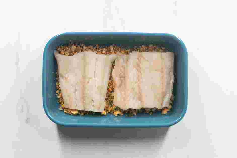 Baked Haddock Recipe:
Season the haddock filets lightly with salt and pepper.