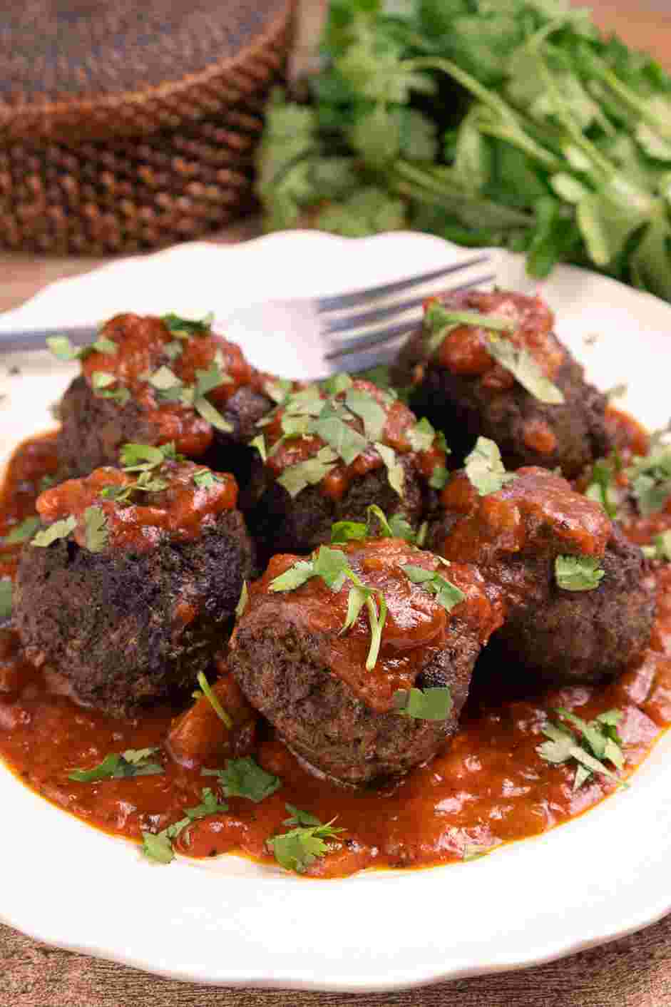 Greek Lamb Meatballs Recipe: Transfer to a platter and serve.