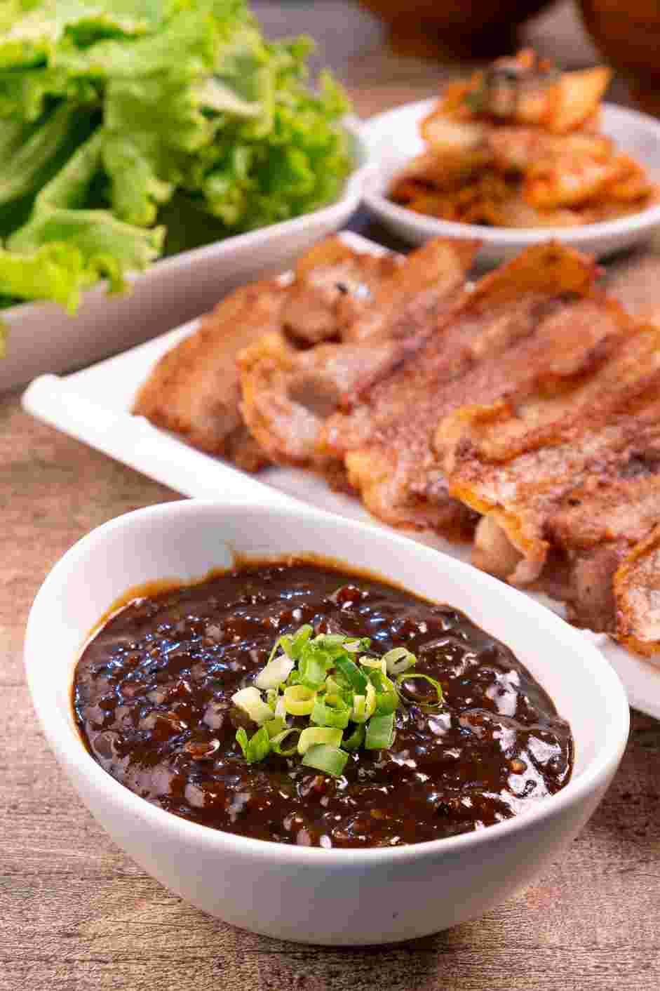 Korean BBQ Sauce Recipe: Stir in the sesame oil and sesame seeds.