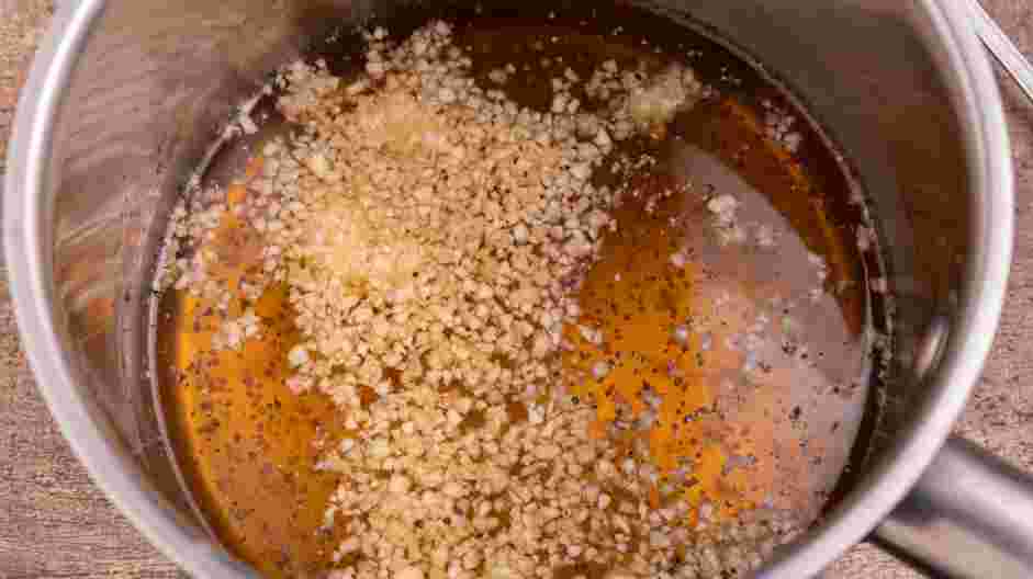 Vietnamese Meatballs (Bún Chả) Recipe: Stir in the water and minced garlic.