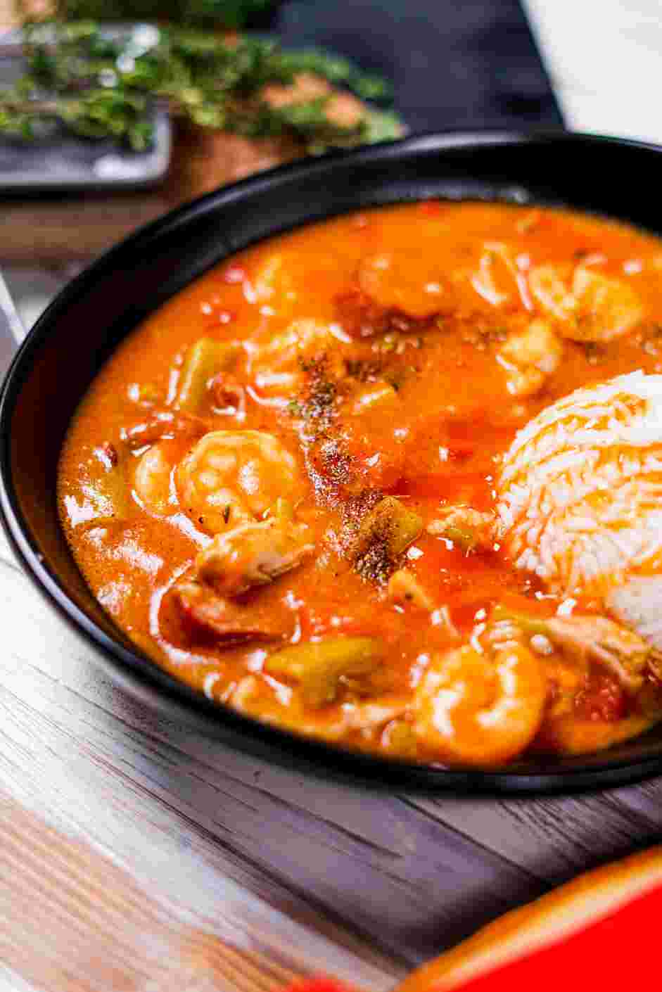 Chicken Gumbo Soup Recipe: Serve with hot sauce and filé powder for sprinkling over each serving.