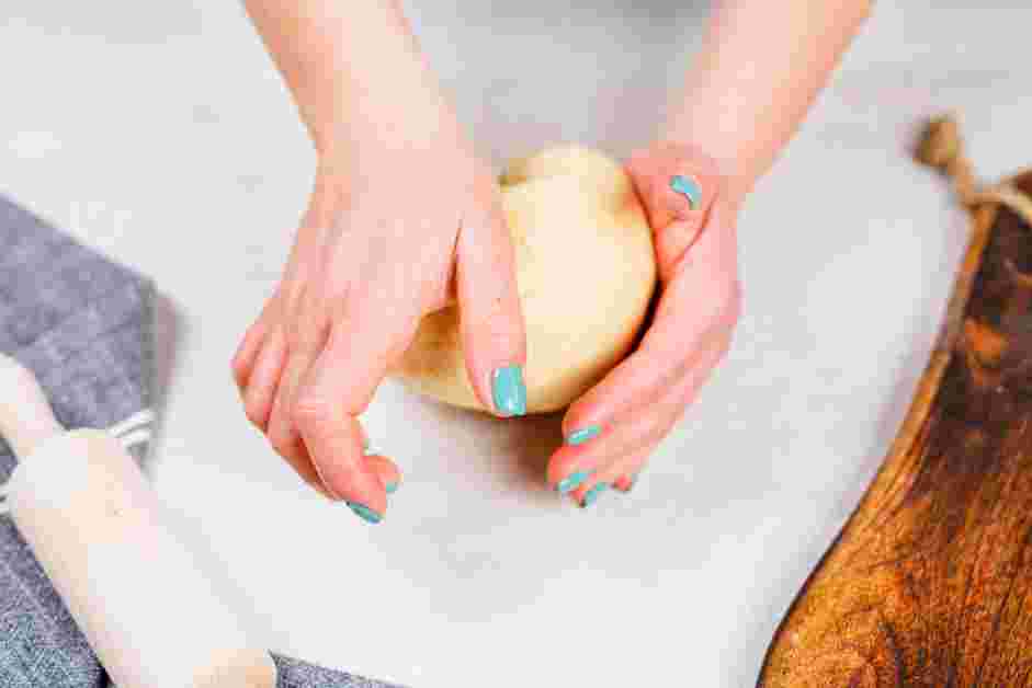 Melon Pan Recipe: 
Remove the kitchen towel and knead the dough by hand or the stand mixer until a smooth and elastic dough forms and the dough starts to pull away from the bowl, about 10-20 minutes.