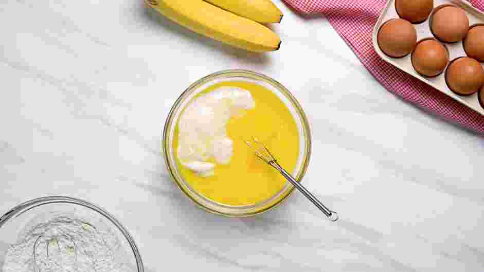 Sourdough Waffles Recipe:
In a second medium bowl, whisk together eggs, milk, sourdough starter, melted butter and vanilla extract.