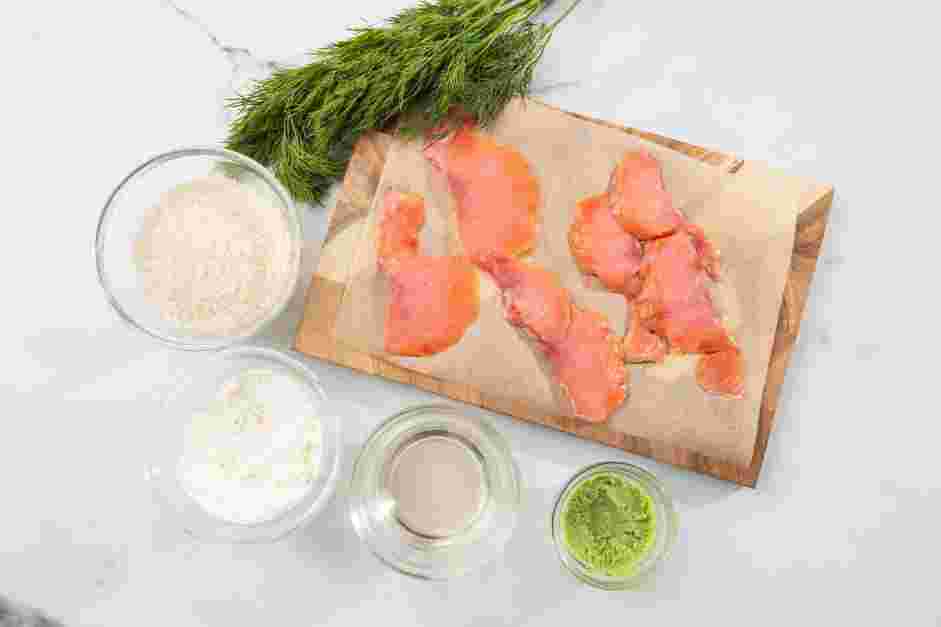 Smoked Salmon Sushi Recipe: Measure and prep all ingredients.