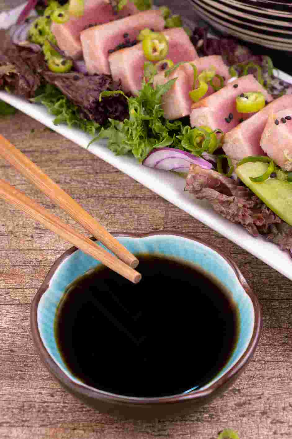 Ponzu Sauce Recipe:
The ponzu sauce can be transferred to a sauce bottle and used right away or stored in the refrigerator for future use.