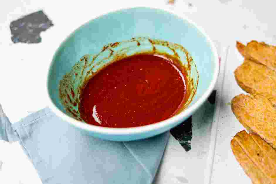 Tempeh Bacon Recipe:
While the tempeh is cooling, make the marinade.