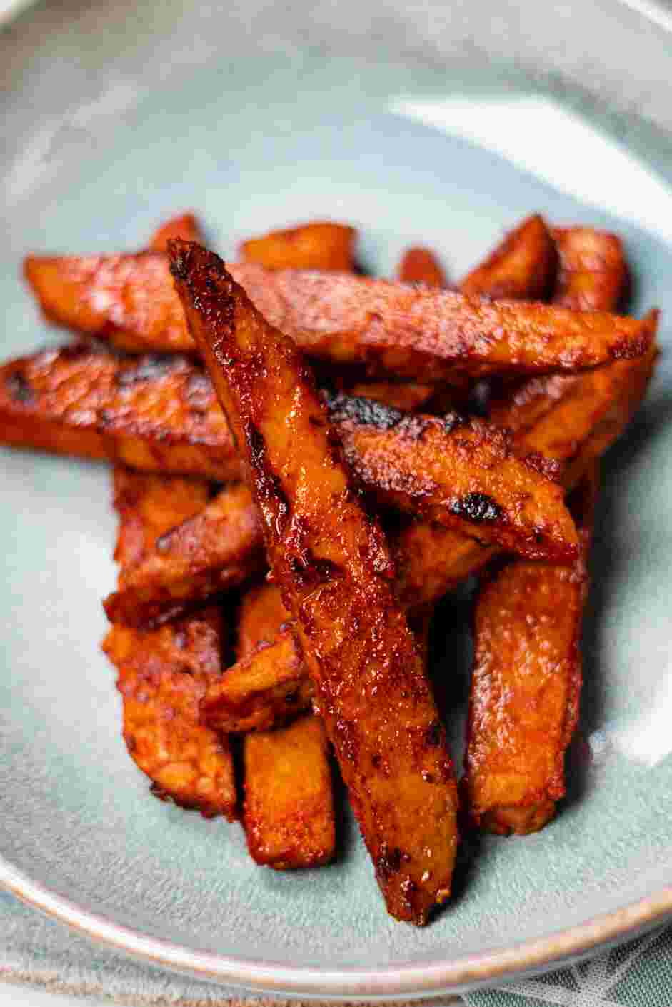 Tempeh Bacon Recipe: Serve warm.