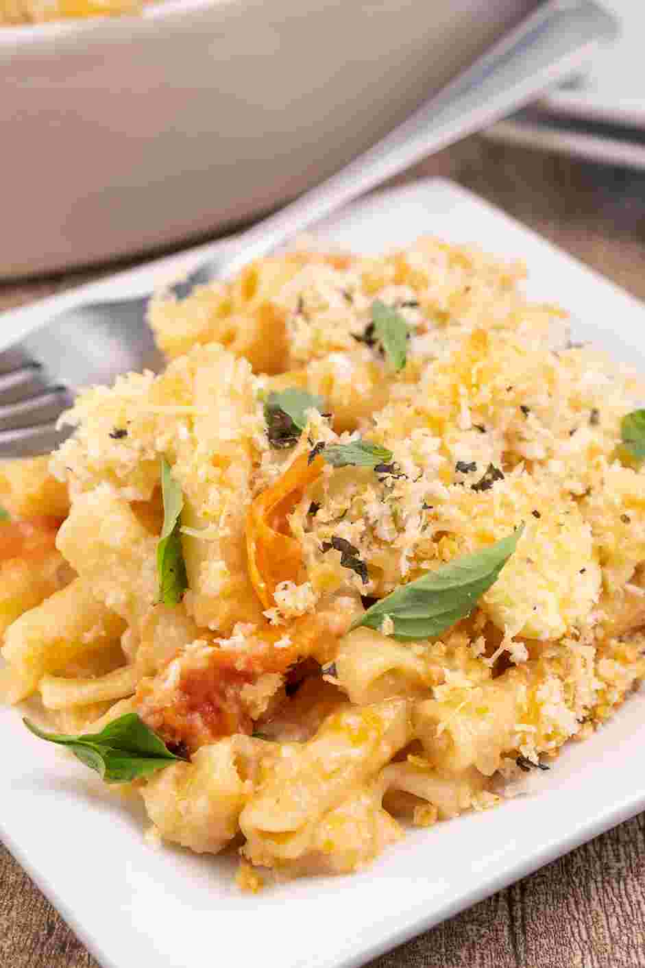 Five Cheese Ziti Al Forno Recipe: Serve and enjoy!