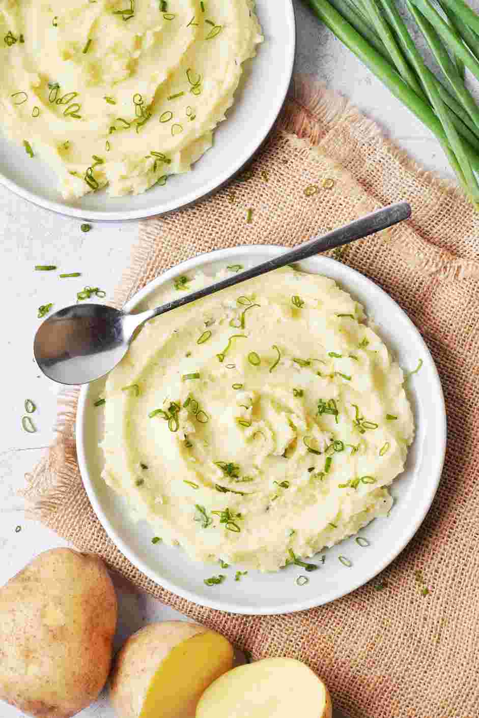 Mashed Potatoes with Sour Cream Recipe: Season to taste and serve hot.