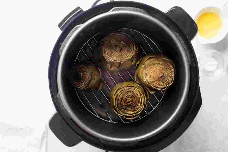 Instant Pot Artichokes Recipe: Once the timer goes off, quick-release the pressure.