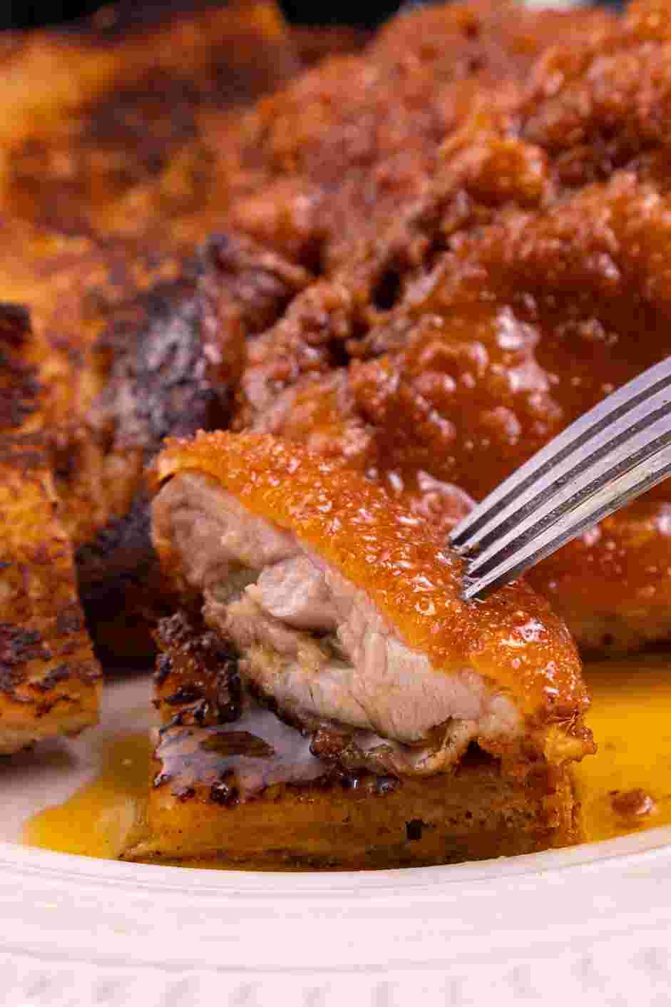 Honey Fried Chicken Recipe: Serve with