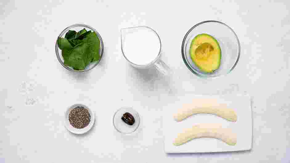 Chia Seed Smoothie Recipe: Measure and prep all ingredients.