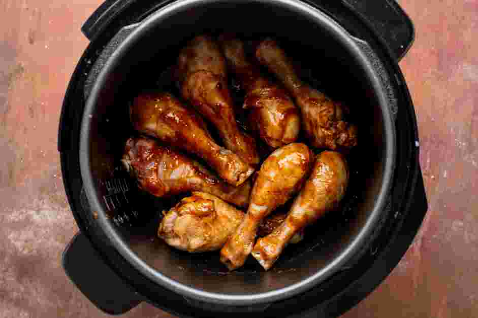 Instant Pot BBQ Chicken Recipe: Allow the Instant Pot to naturally release steam for 10 minutes before quick releasing.