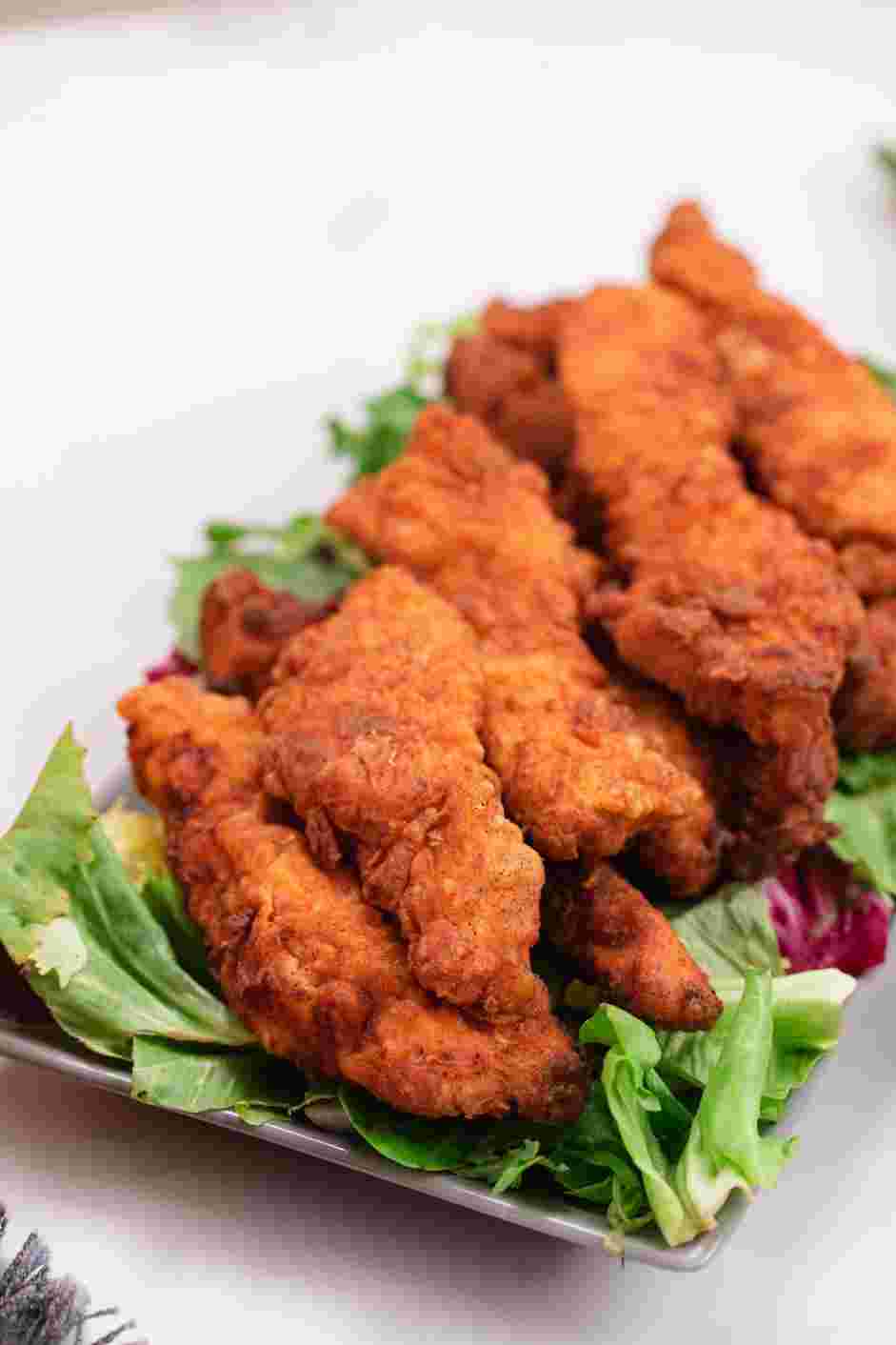 Buttermilk Chicken Tenders Recipe: Serve the buttermilk chicken tenders with ketchup or your favorite barbecue sauce.