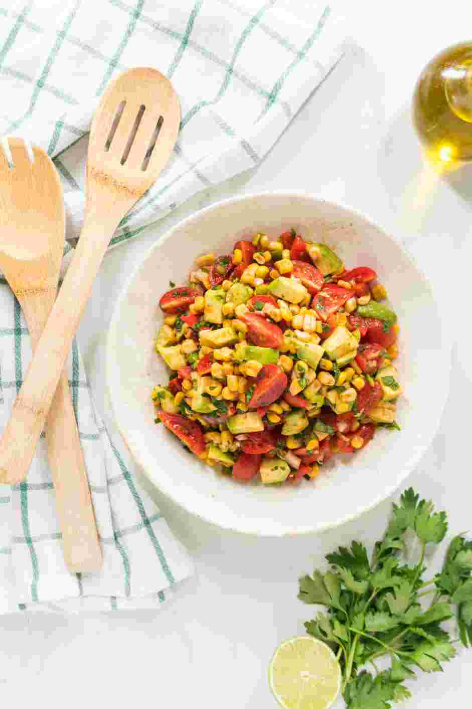 Avocado Corn Salad Recipe: Stir until well combined.