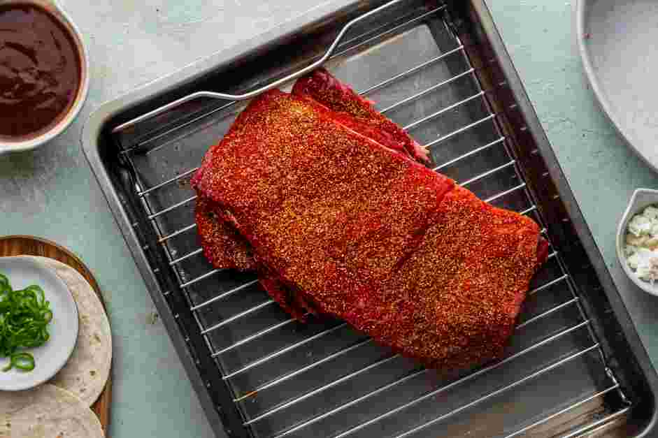 Brisket Tacos Recipe: Prepare the brisket.